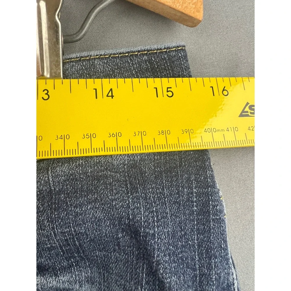 American Eagle Jeans Mens 31x30 Extreme Flex Dark Wash Distressed Ripped Blue